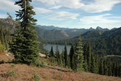 Dewey Lake and Peaks to the South