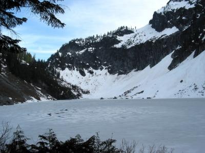 Frozen Lake Serene