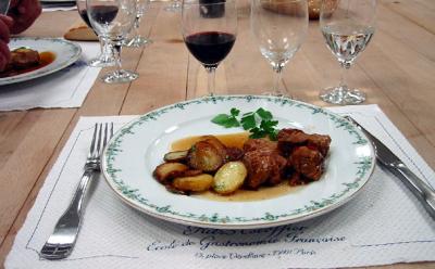 Braised veal with potatoes