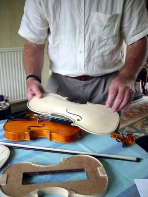Early steps in making violins