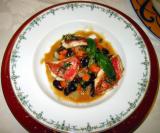 Demonstration: red mullet in minestrone
