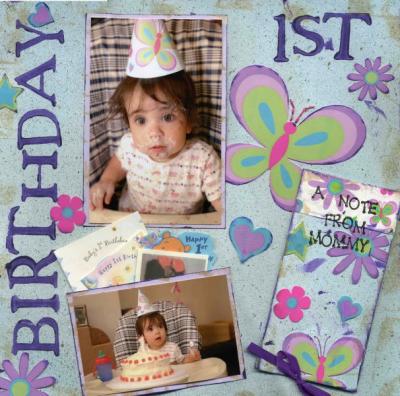 First Birthday (page 1 of 2)