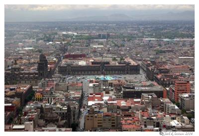 Mexico City: view of Zocalo