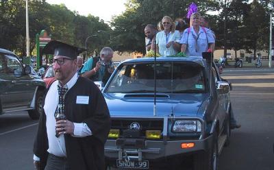 Whittlesea Girls Gramma members make their entrance.