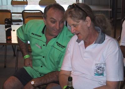 The Kawasaki Kid sending the nurse to sleep.