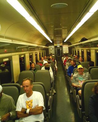 Rail car of Cuyahoga Valley Scenic Railroad