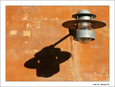 Shadow of a lamp