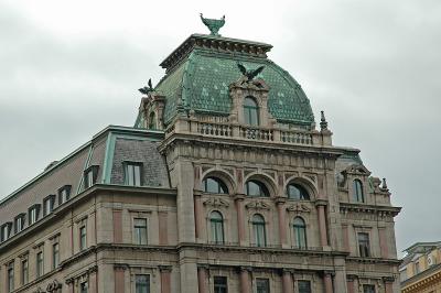 Vienna, Stock im Eisen house (Stefansplatz)