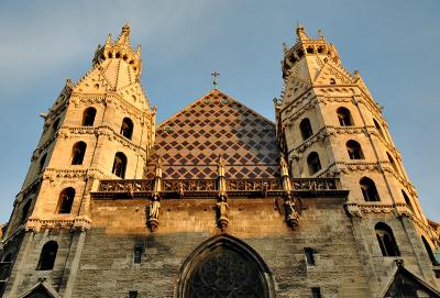 Vienna, St. Stephen's at sunset