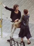 At the busstation in front of my windowca 1975