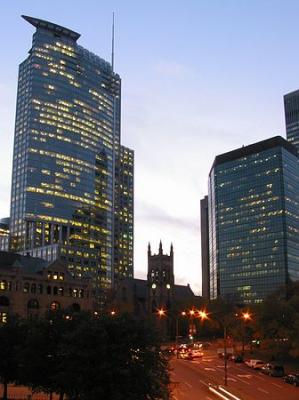 Night view Montreal