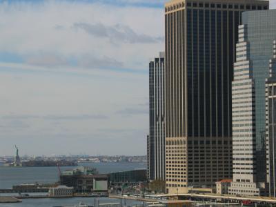 You can just see the Statue of Liberty bottom left