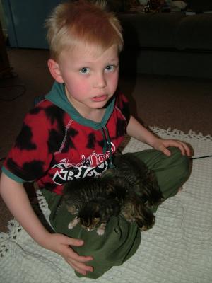 WILLIAM WITH WHAT PROVED TO BE A HAND FULL EVEN FOR HIM