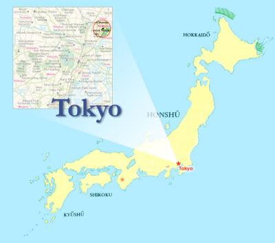 Map 1 -- Tokyo