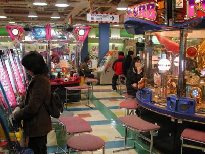 inside Rox Dome video arcade, Asakusa