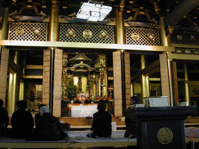 temple interior, Asakusa