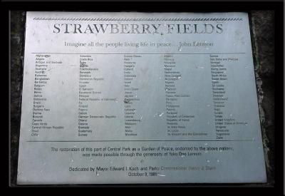 Strawberry Fields - Central Park