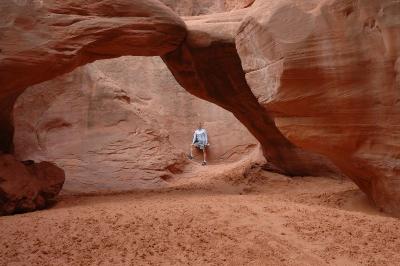 Sand dune arch