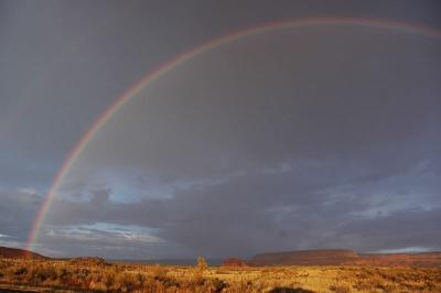 Rainbow south of Moab