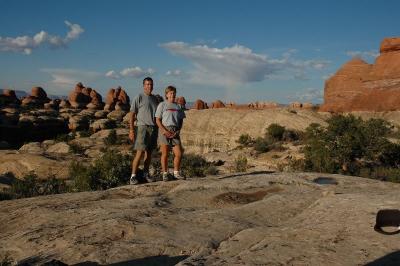 Along the trail in Canyonlands