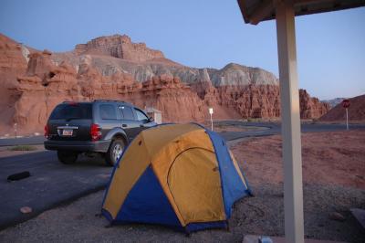 Our campsite in Goblin Valley State Park