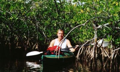 Kayaking in the mangroves at John Pennekamp State Park