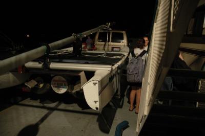 Evening crossing on the Kellys Island ferry