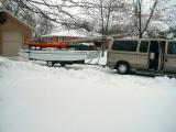 Lots of snow in Ohio before we left