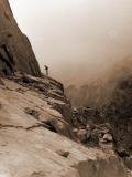 Sur les vires de la pointe d'Aragon