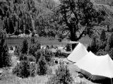 Le camp II, rive Nord du lac d’Orédon