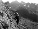 Ecole d'escalade à Gavarnie. Jean Bouvier