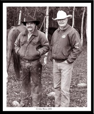 Mac and Brad @Homeplace Ranch, Priddis, Alberta