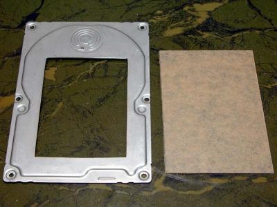 Will be attaching the window at the top this time around. Gives more space for the hdd head to move about.