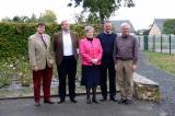 B & W en drie raadsleden van de gemeente Warmond