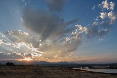 Rays Over Lake