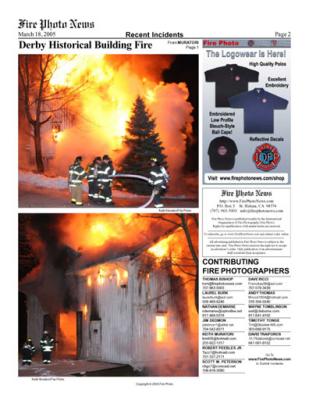 Fire Photo News (pg. 2) 3/18/05