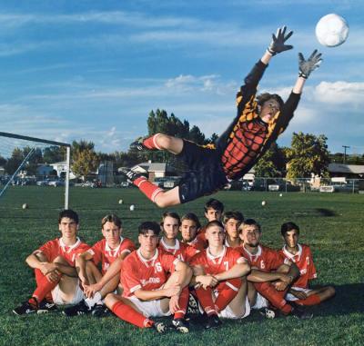 The Soccer Team by the late David J. Yanowich (1958-2001)