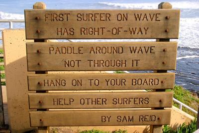 surf etiquette