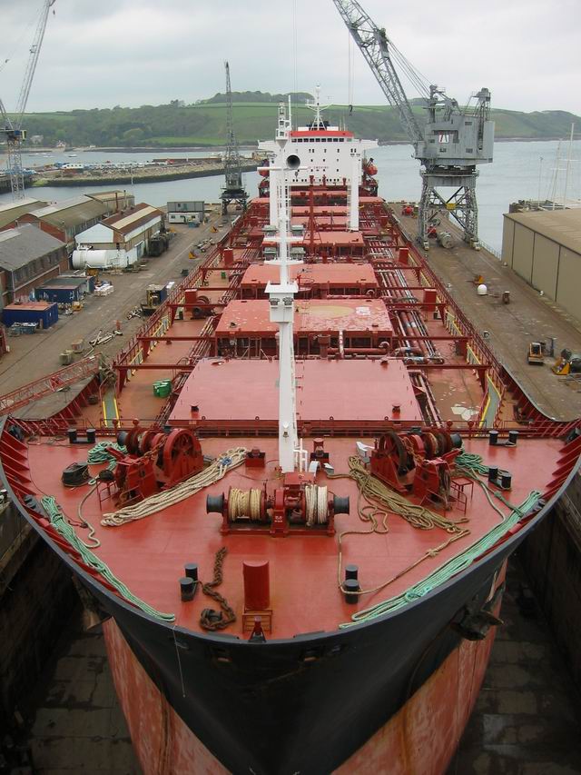 Highland Faith - dry dock
