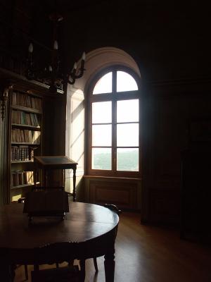 Library in Barolo Castle - Piedmont - Italy