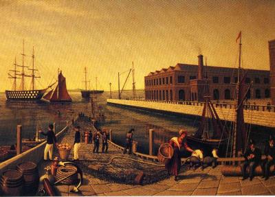 Sheerness Harbour 1828