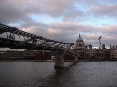 Millenium Bridge and St Pauls, UK