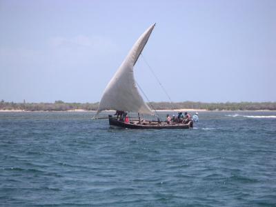 Fishing boat, Kilwa, Tanzania