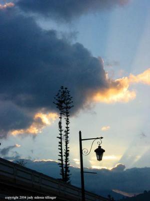 sky, antigua, guatemala