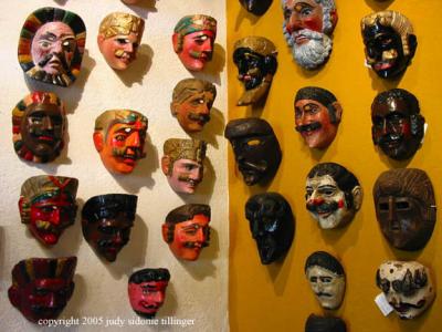 masks, antigua, guatemala