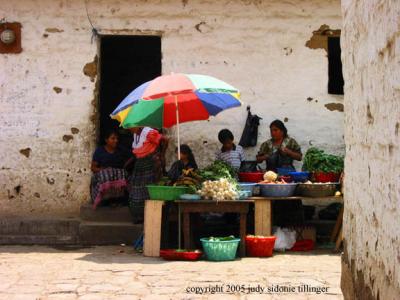 stand, san juan la laguna, guatemala