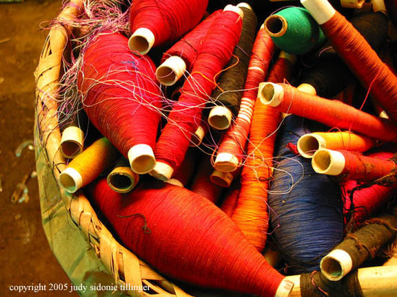 spools of color, xela, guatemala