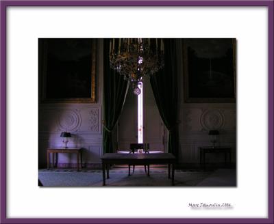 Purple tone of the emperor cabinet, Versailles