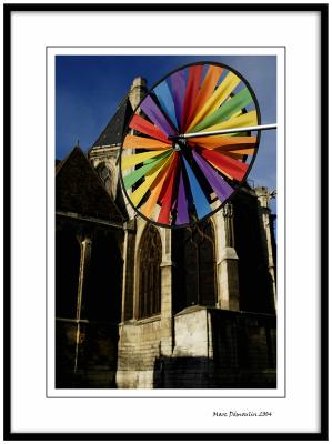 Color wheel and the church