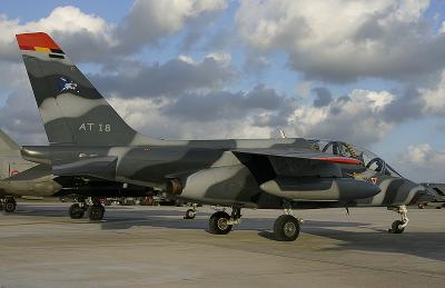 Belgian Air Force Alpha Jet E on static display